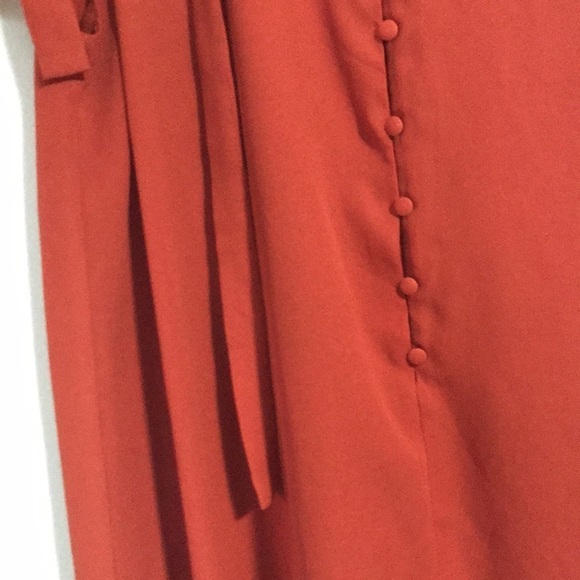 J.O.A. Rust sleeveless swing shift dress size Medium loose fit - Picture 3 of 9